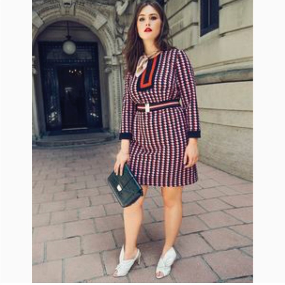 Eloquii Patterned Smock Front Dress
